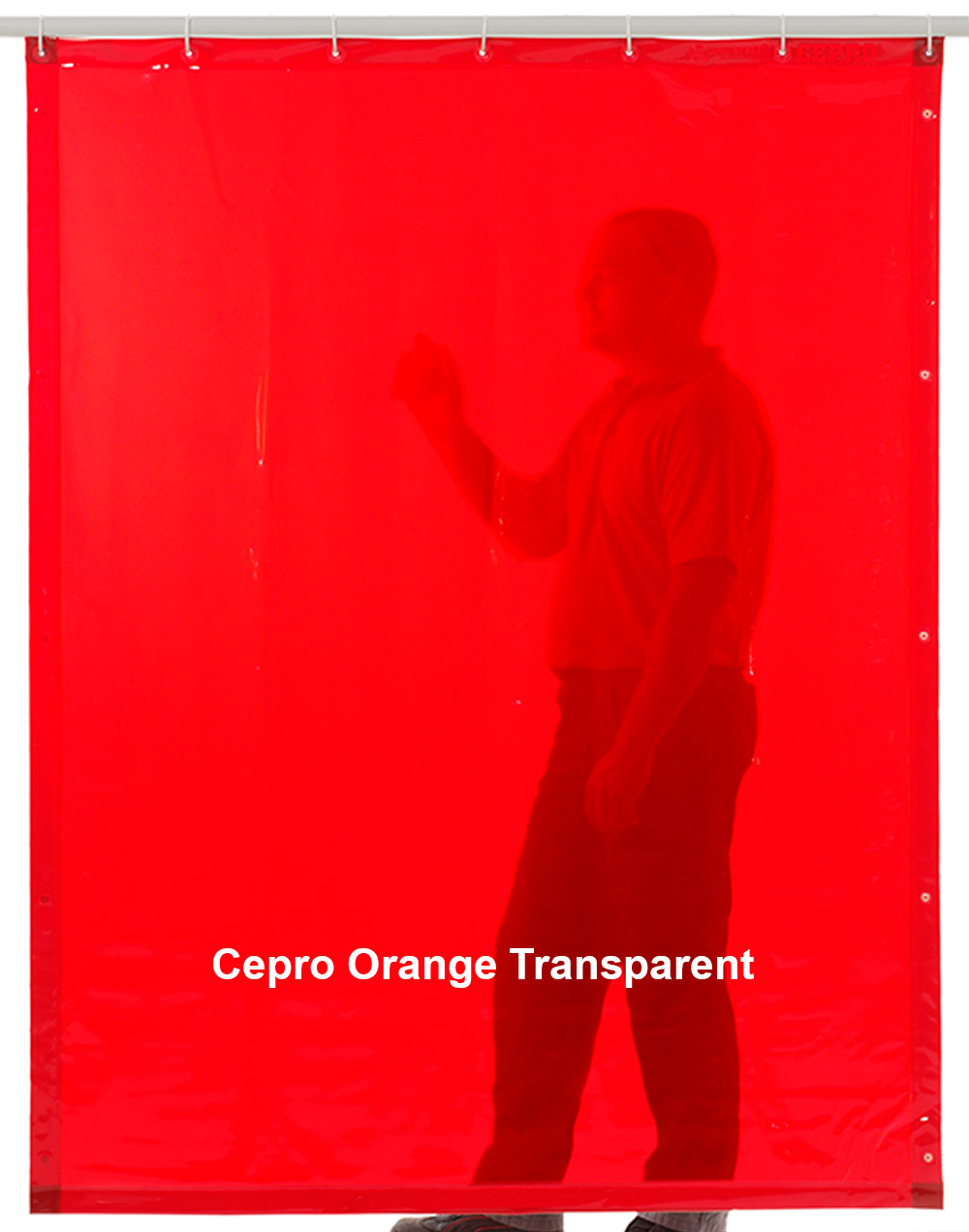 

Svejseforhæng orange 180 x 140 cm